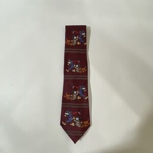 Mickey Unlimited Men's Neck Tie Mickey, Goofy, Pluto. Beach‎ Picnic